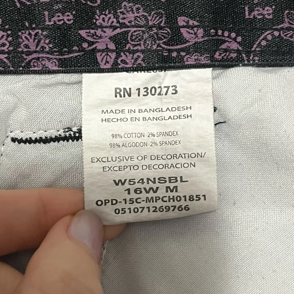 Riders by Lee size 16W women’s black shorts - Picture 3 of 9